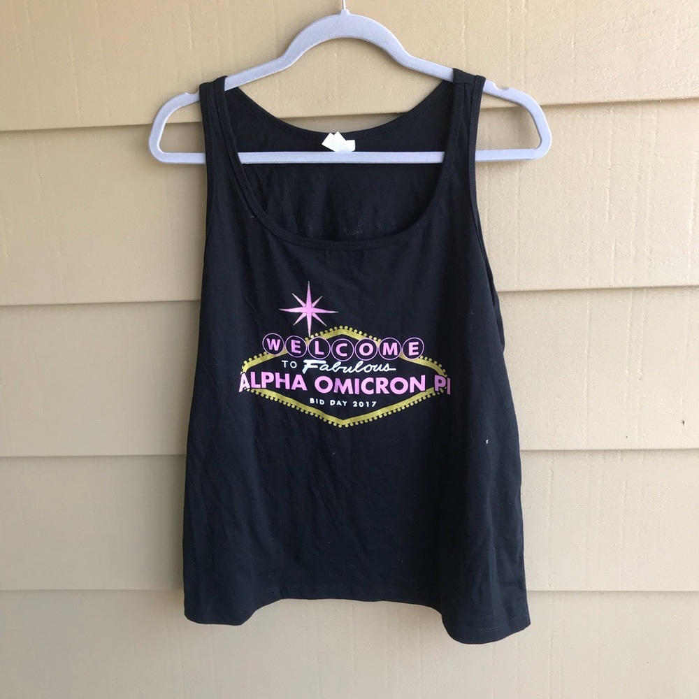 Sorority tank top. Bid day 2017